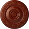 Ekena Millwork Neuveau Ceiling Medallion (Fits Canopies up to 6 3/8"), Hand-Painted Firebrick, 24 1/4"OD x 2"P CM24NAFIF - alternate 1